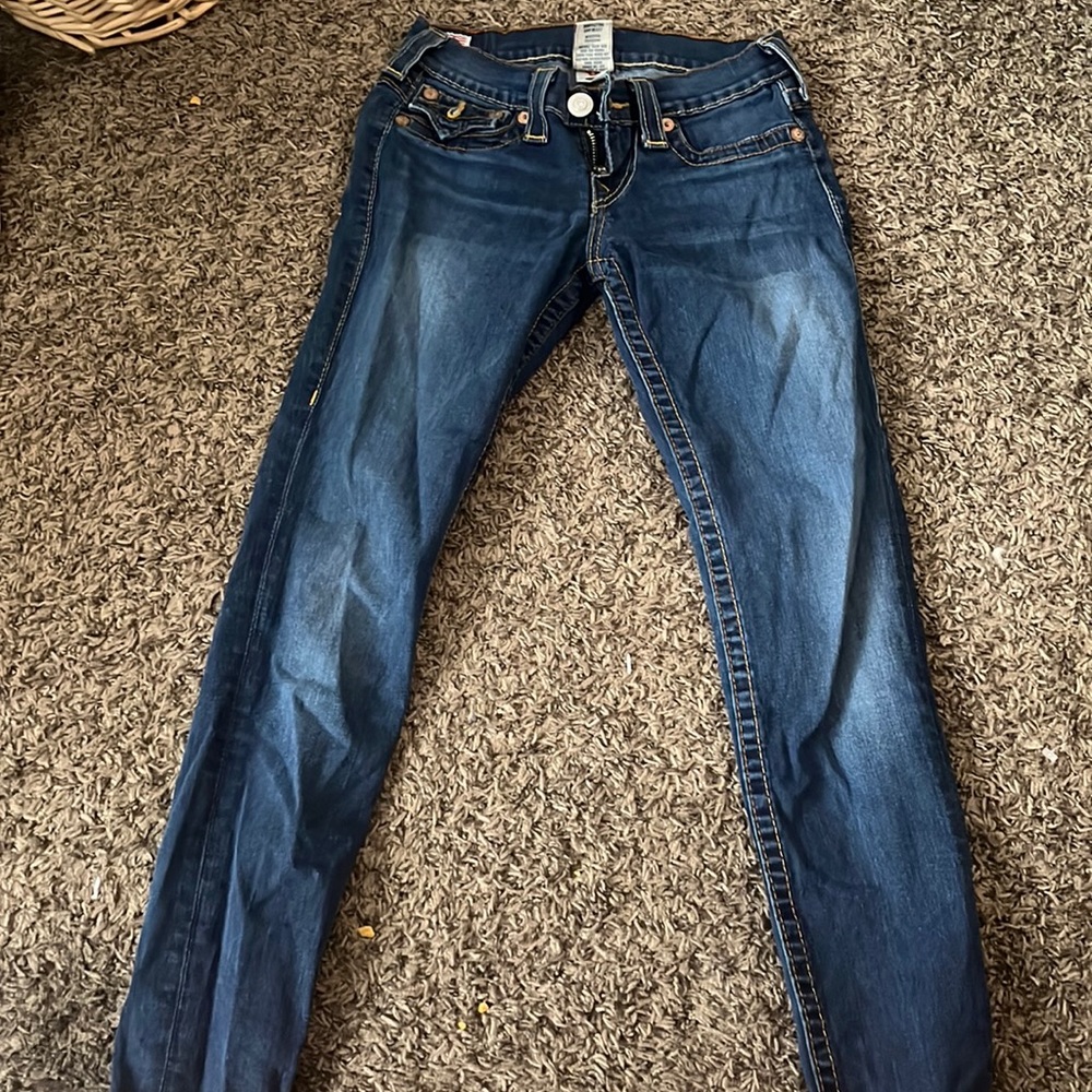 girls pair of jeans, barley ever worn